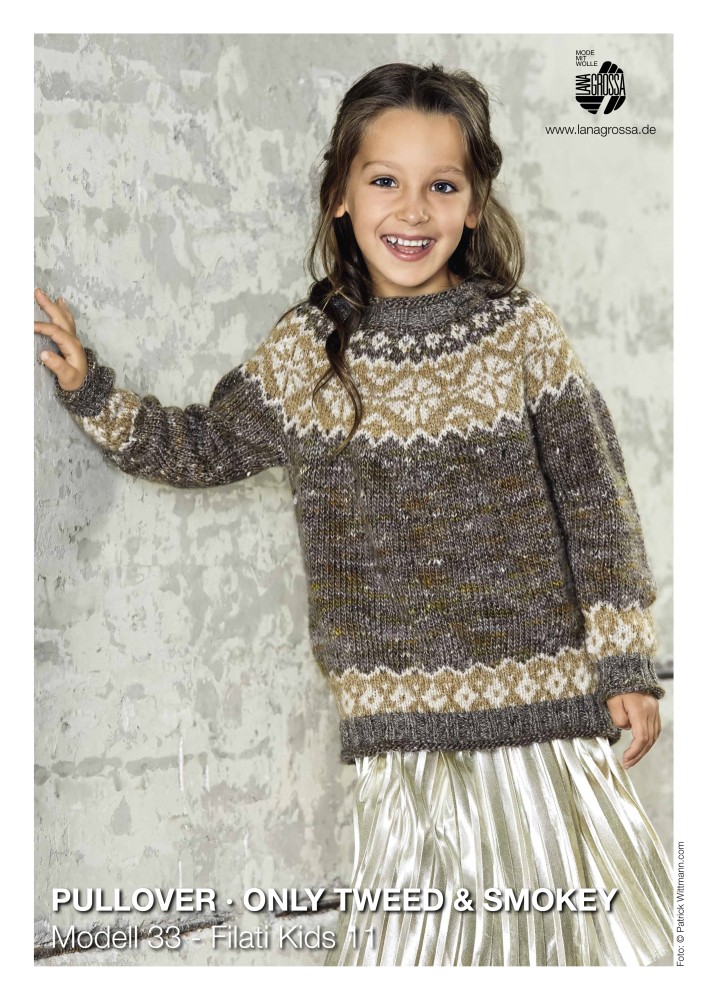 Pullover Only Tweed & Smokey