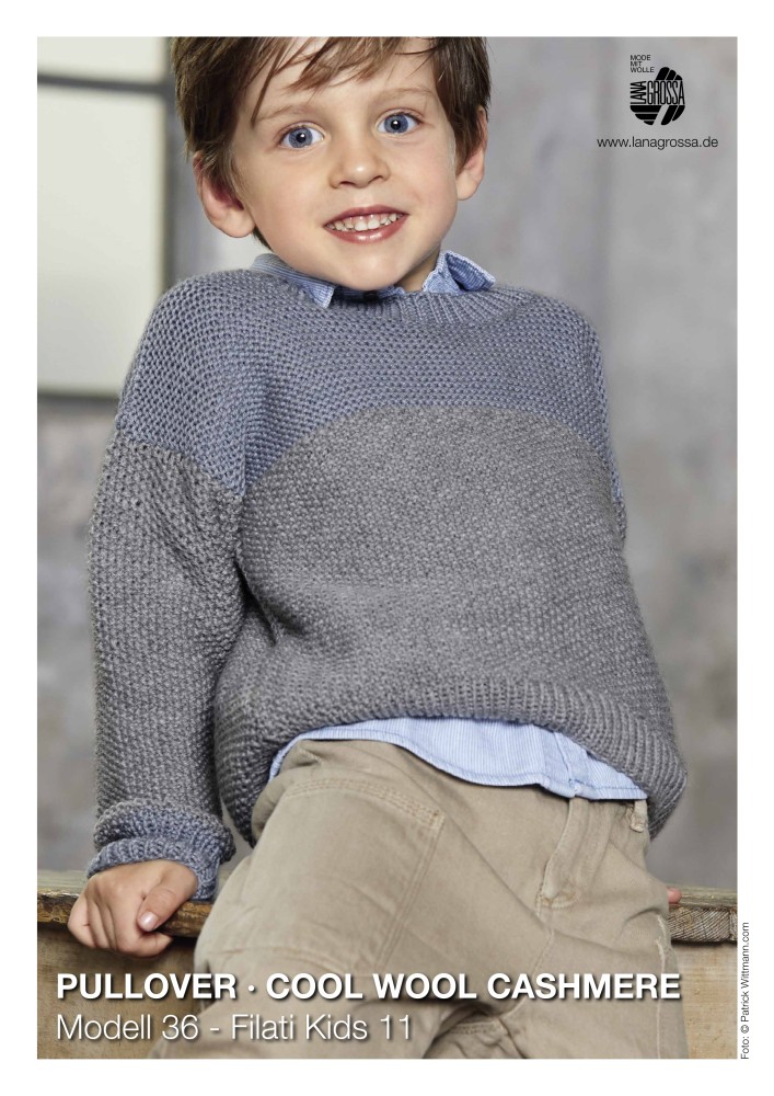 Pullover Cool Wool Cashmere Kindermodell