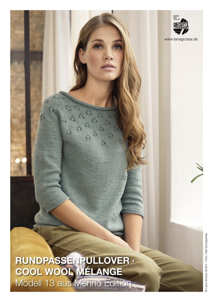 Rundpassenpullover Cool Wool Mélange