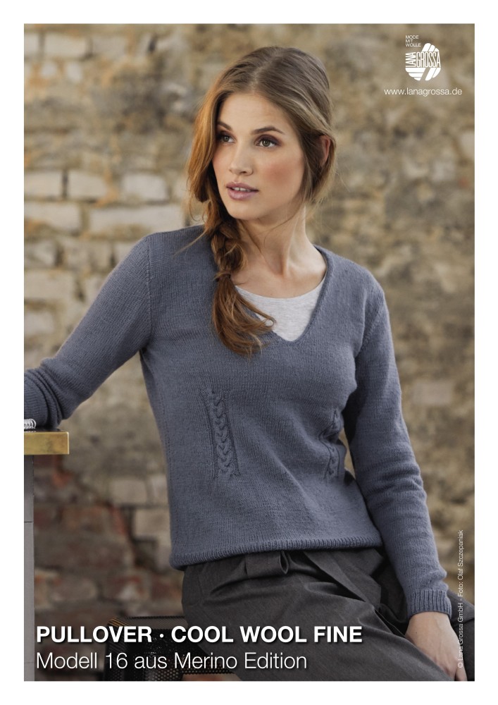 Pullover Modell 16 aus Merino Edition
