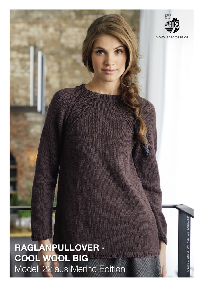 Raglanpullover Cool Wool Big