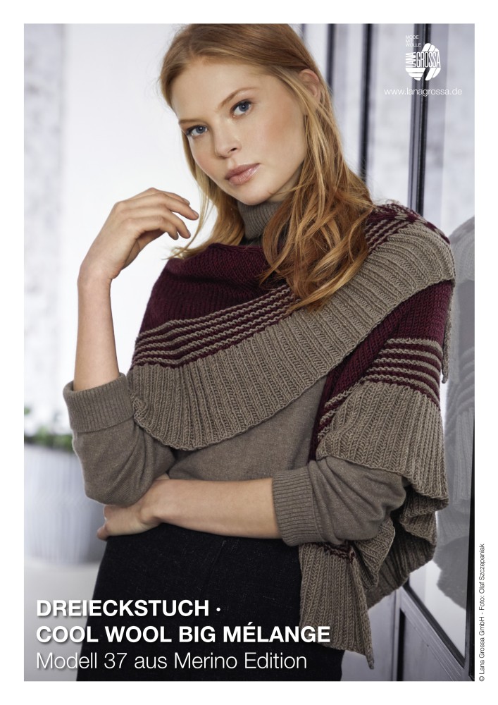 Dreieckstuch Cool Wool Big Mélange
