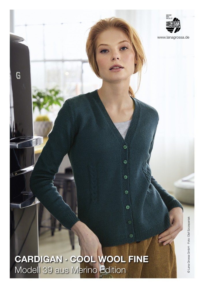 Cardigan aus Cool Wool Fine Merino Edition