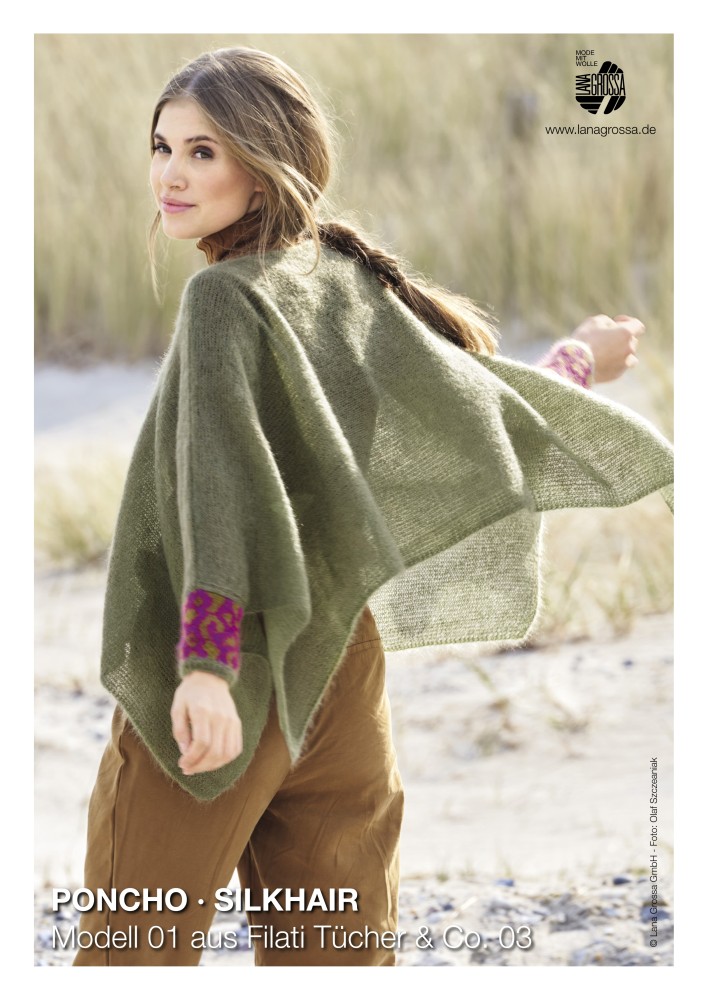 Poncho Silkhair Modell 01