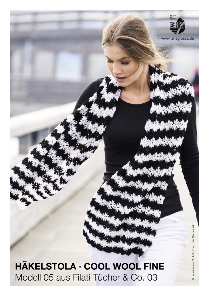 Häkelstola Cool Wool Fine