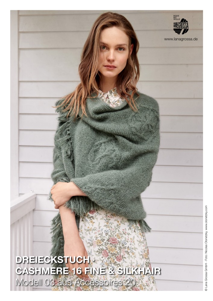 Dreieckstuch Cashmere 16 Fine & Silkhair