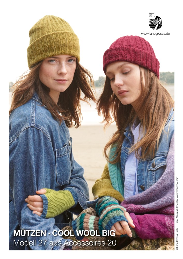 Mütze Modell 27 mit Cool Wool Big