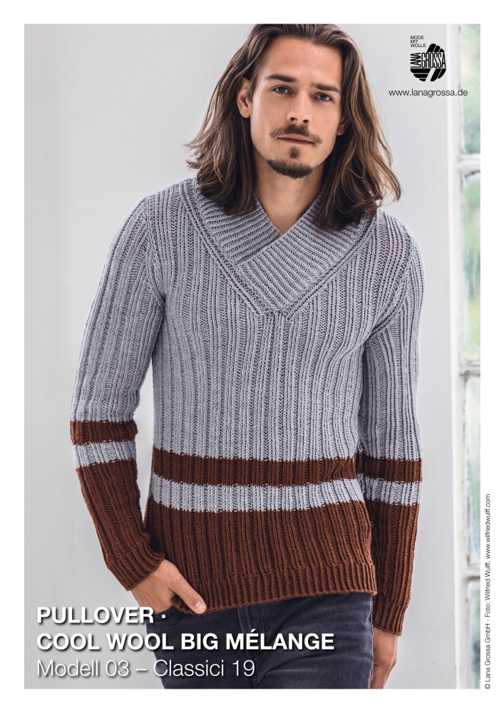 Pullover Cool Wool Big Mélange Modell 03 – Classici 19