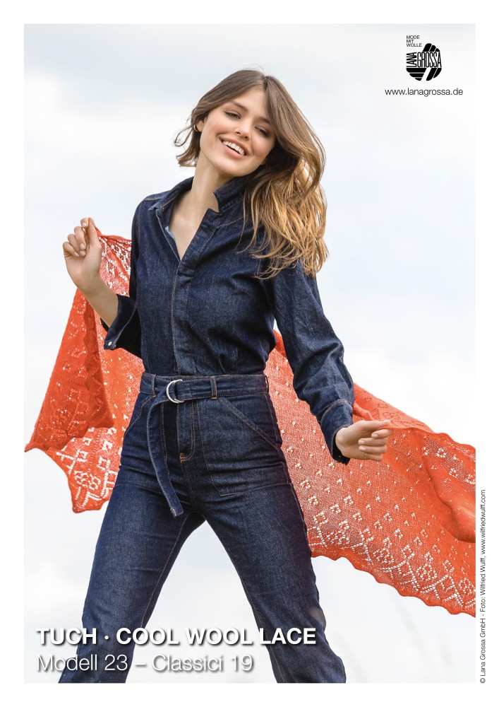 Tuch Cool Wool Lace Modell 23 – Classici 19