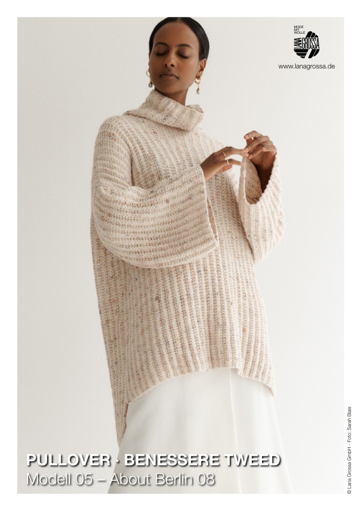 Pullover Benessere Tweed Modell 05 – About Berlin 08