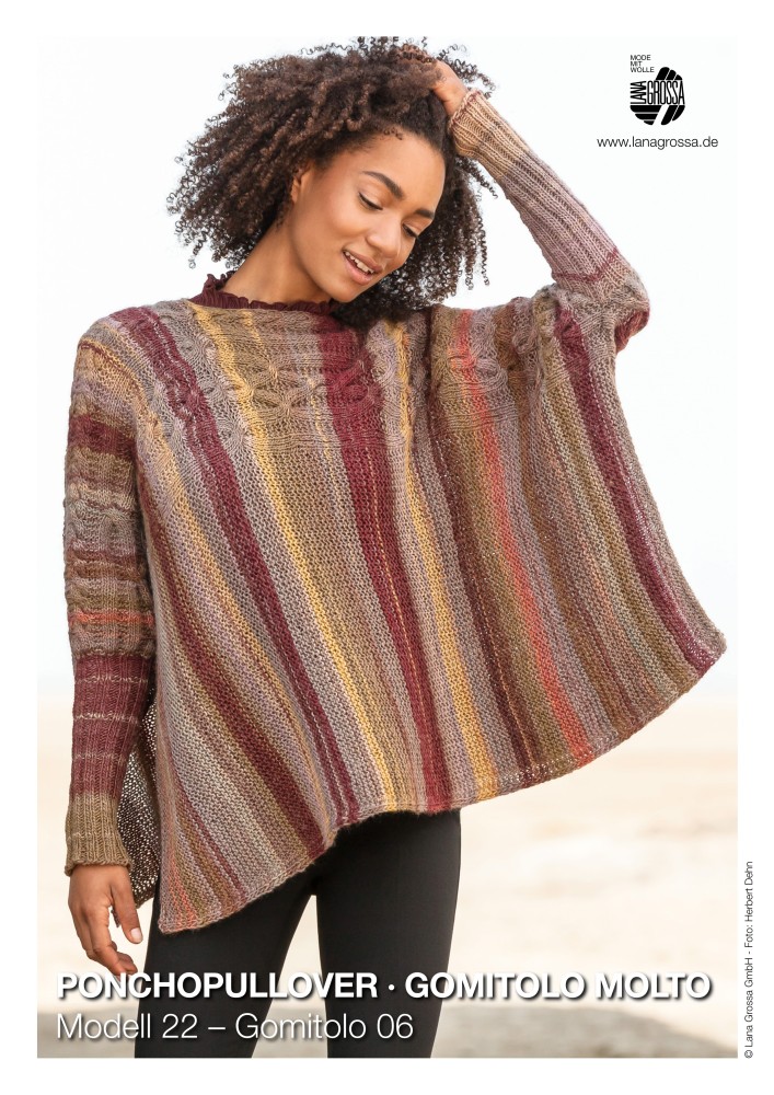 Ponchopullover Gomitolo Molto Modell 22 – Gomitolo 06