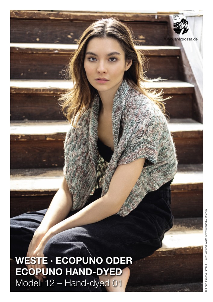Weste Ecopuno oder Ecopuno Hand-Dyed Modell 12 – Hand-dyed 01