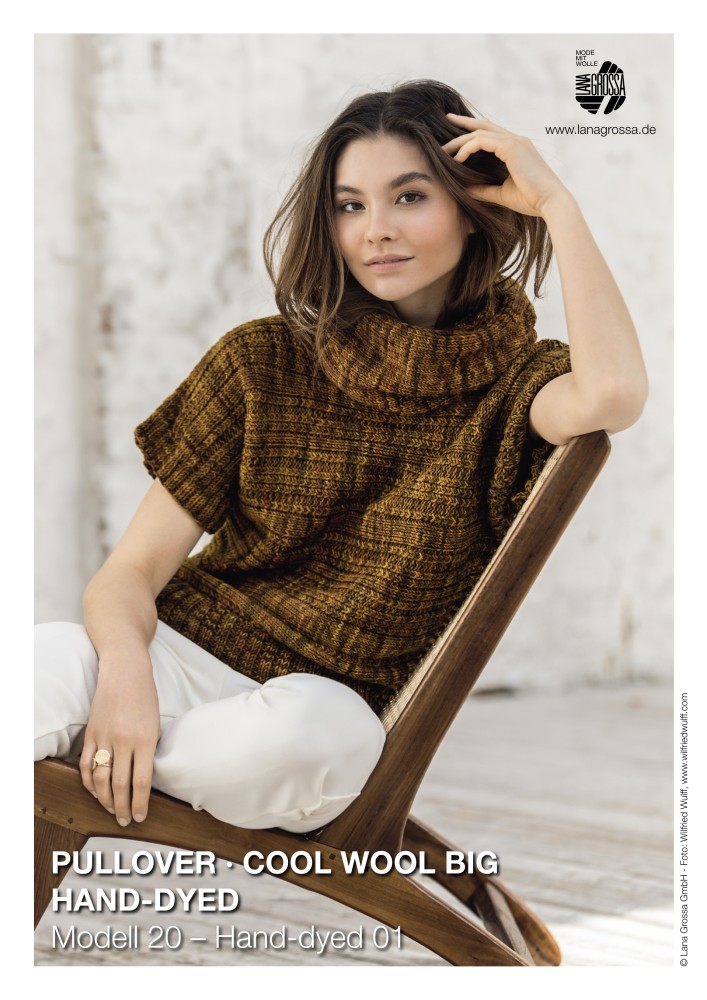 Pullover Cool Wool Big Hand-dyed Modell 20 – Hand-dyed 01