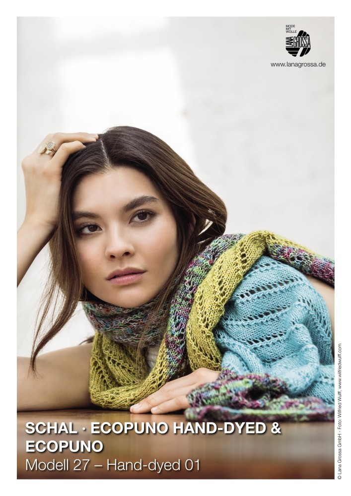 Schal Modell 27 – Hand-dyed 01