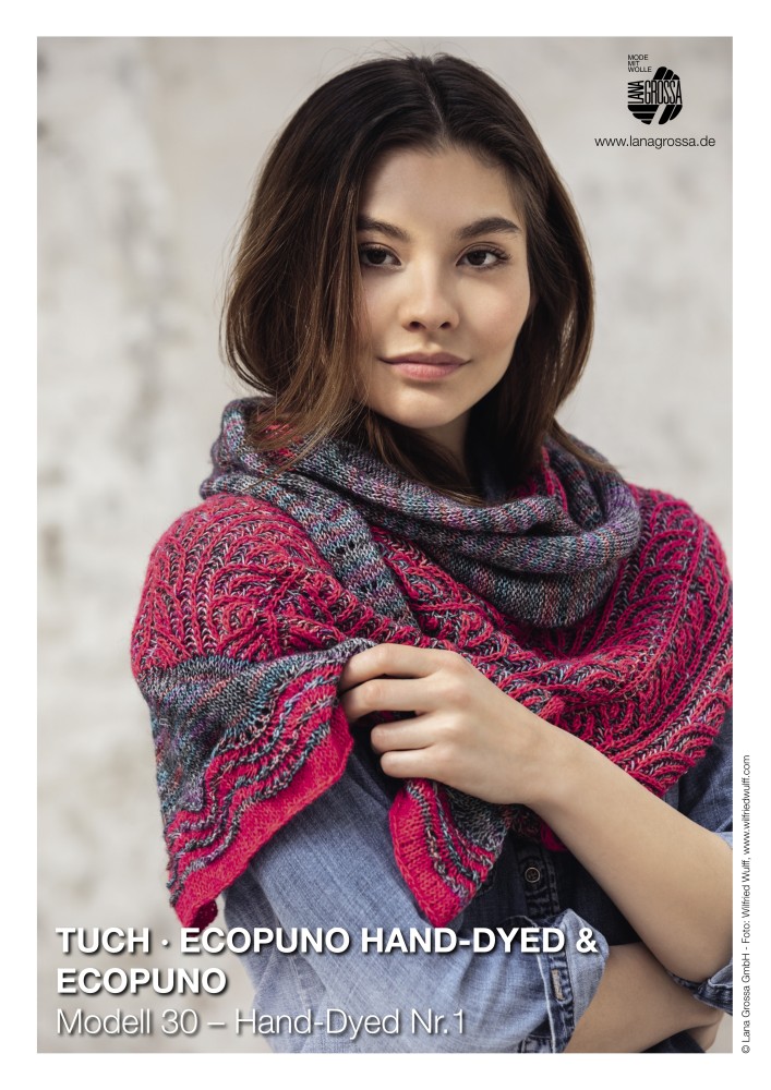 Tuch Modell 30 – Hand-Dyed Nr.1