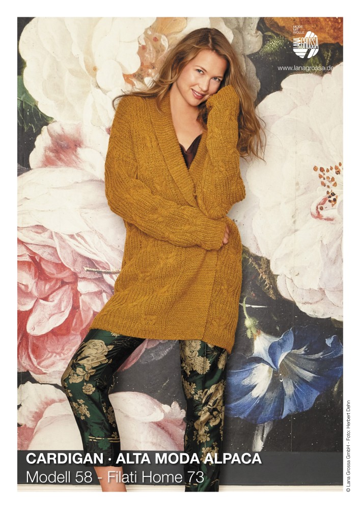 Cardigan Alta Moda Alpaca