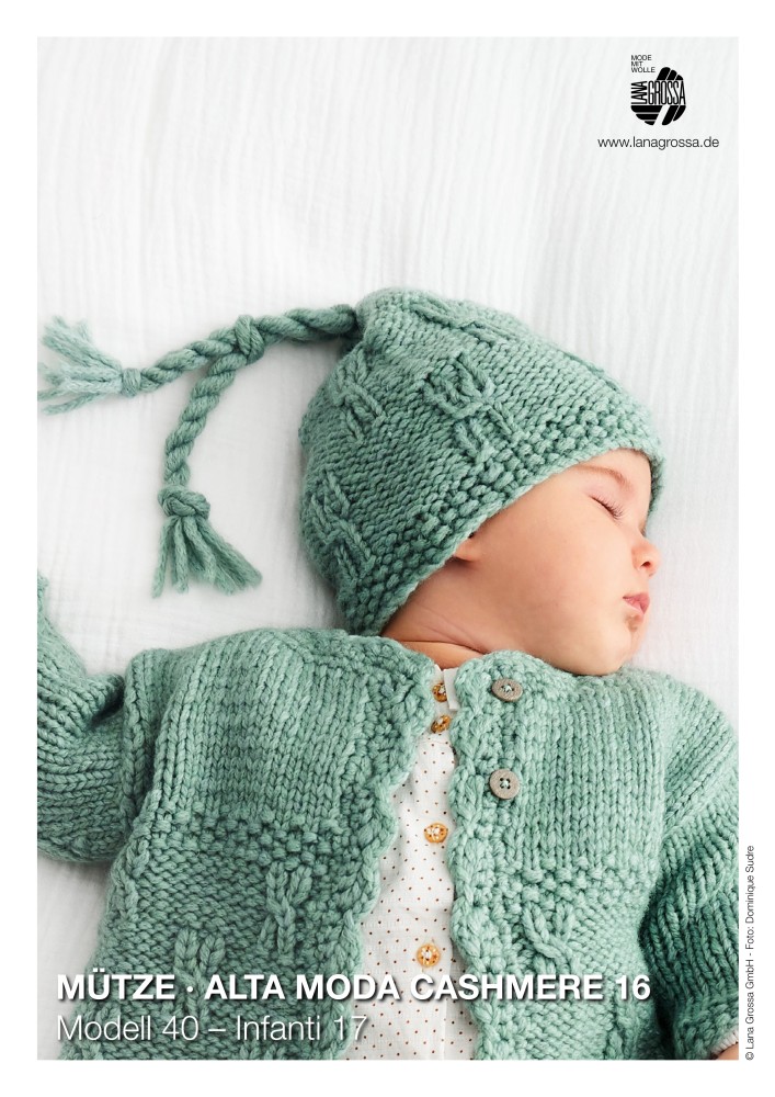 Mütze aus Alta Moda Cashmere 16
