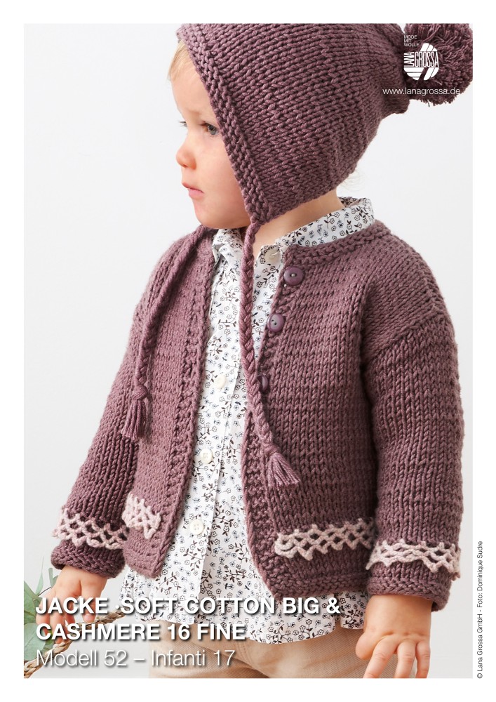 Jacke Soft Cotton Big & Cashmere 16 Fine Modell 52 – Infanti 17