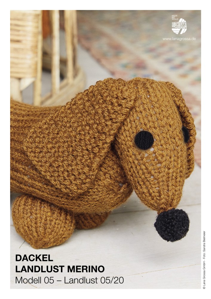 Dackel aus Landlust Merino 120