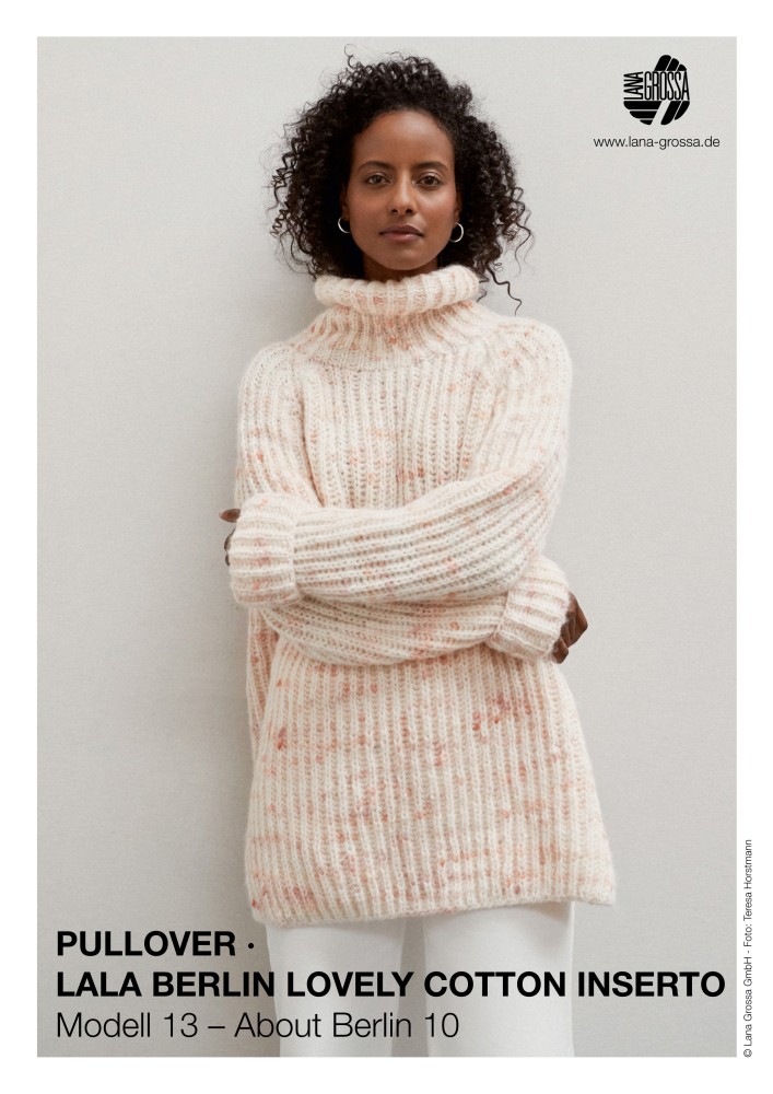 Raglanpullover About Berlin 10 im Patentmuster