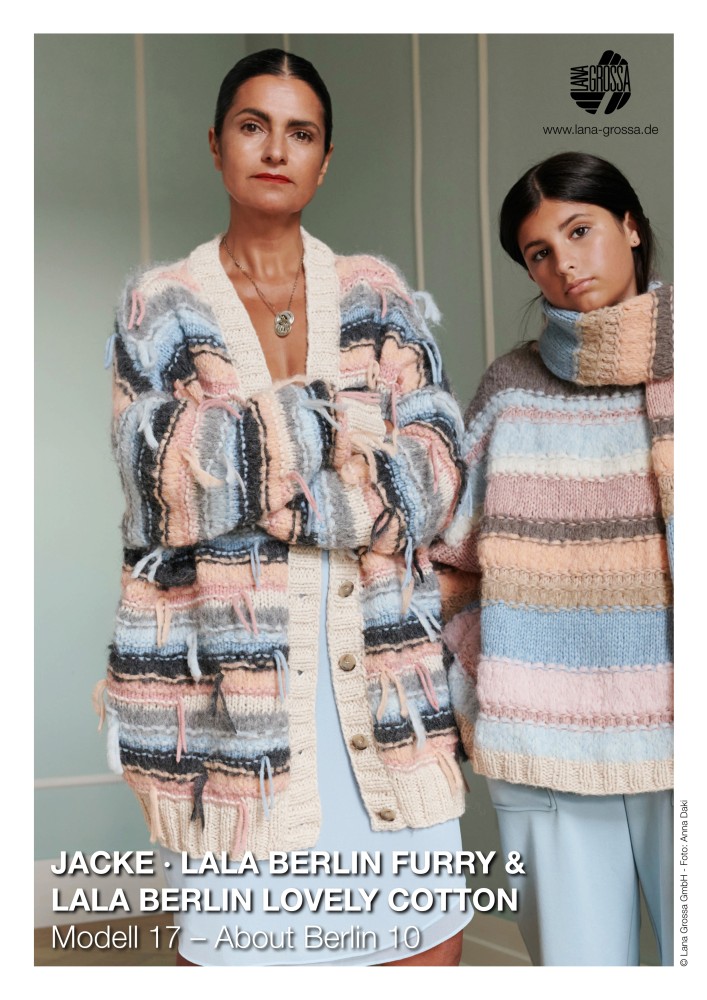Jacke About Berlin 10 aus Lala Berlin Furry & Lovely Cotton