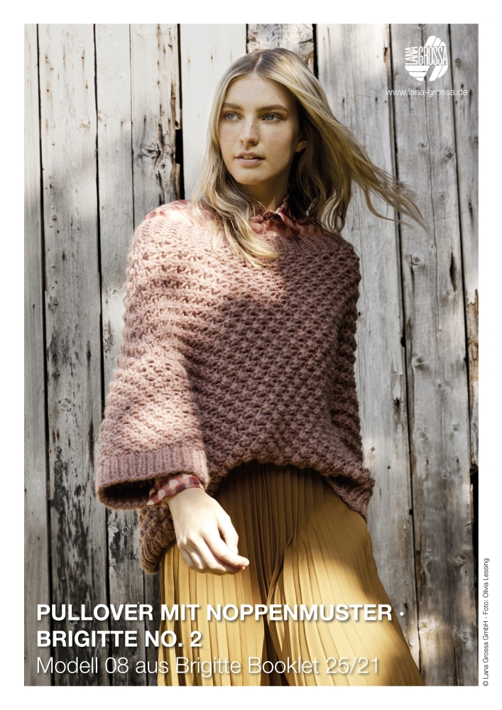 Pullover mit Noppenmuster