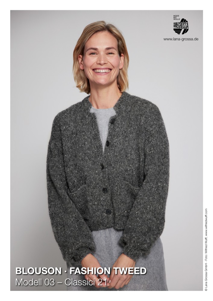 Blouson Fashion Tweed