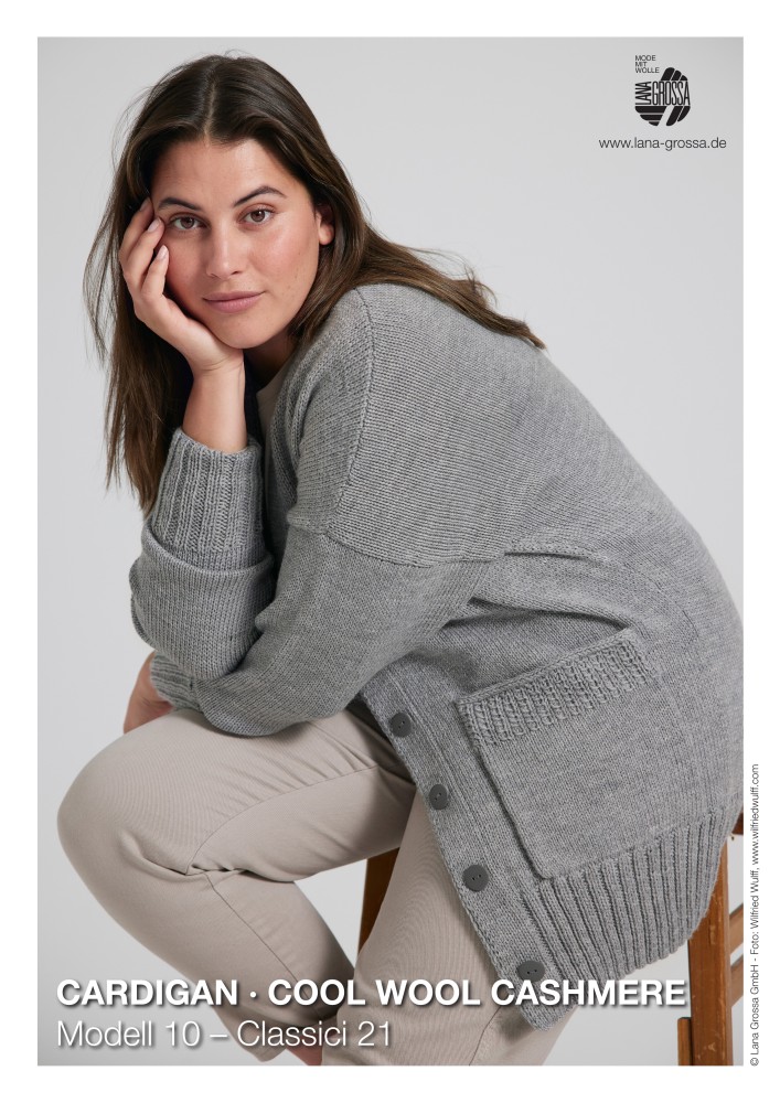 Cardigan aus Cool Wool Cashmere