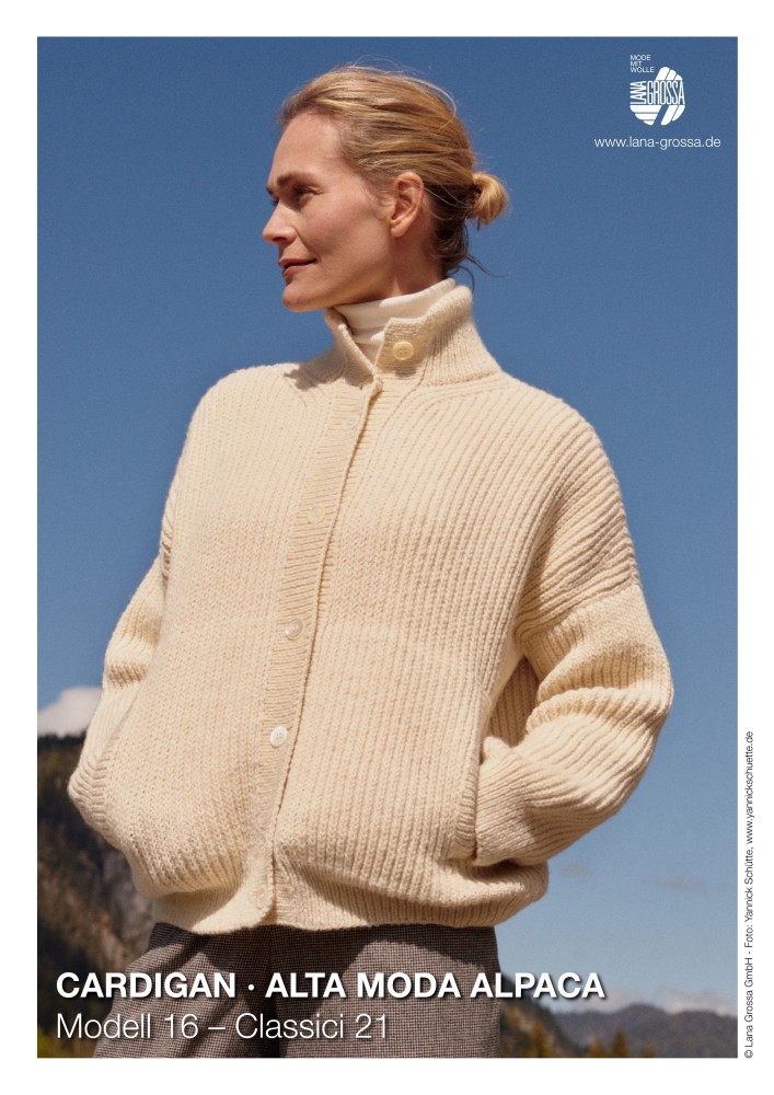 Cardigan Alta Moda Alpaca
