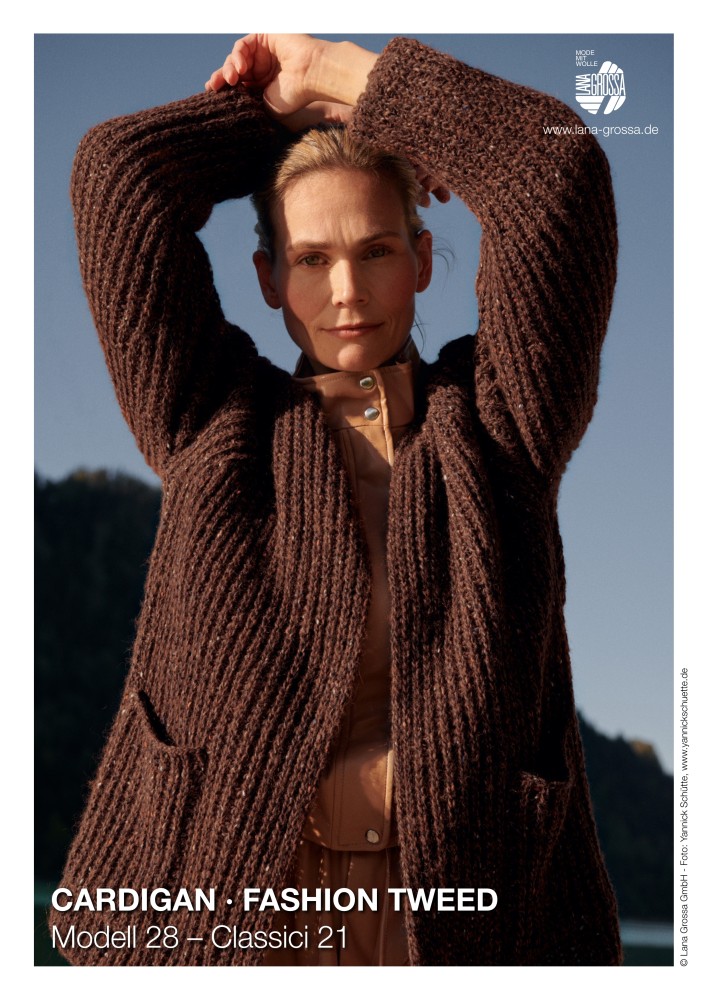 Cardigan Fashion Tweed Modell 28