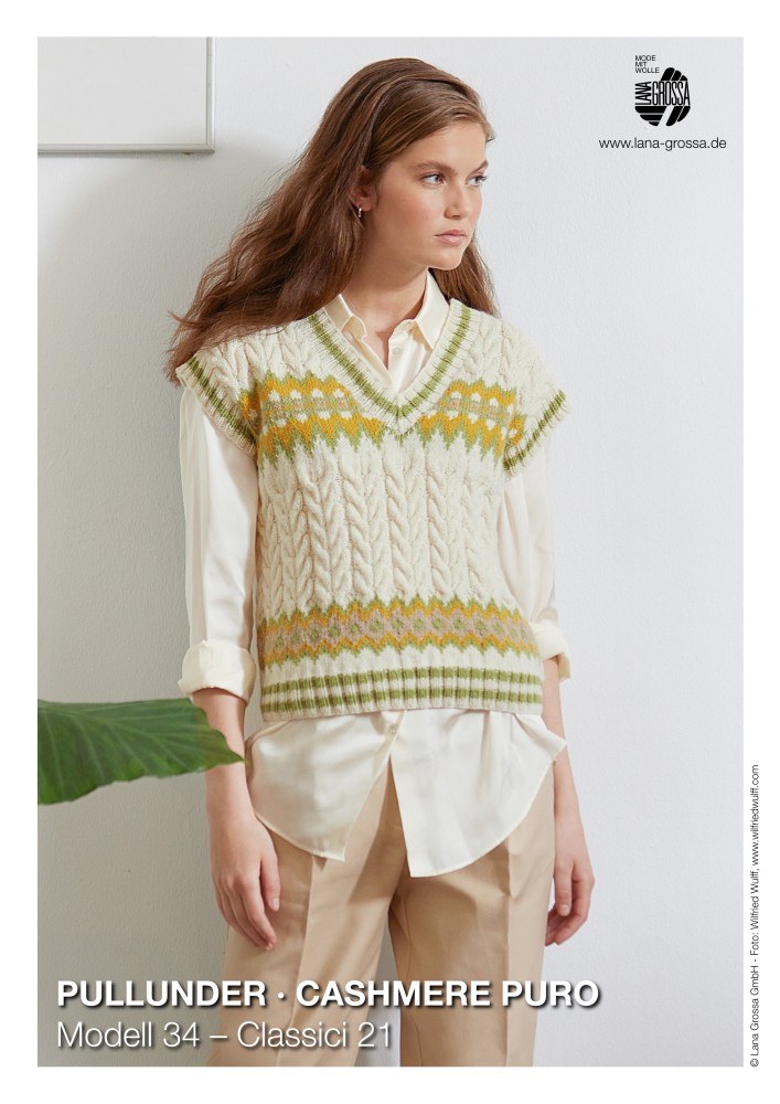 Pullunder Cashmere Puro Modell 34 – Classici 21