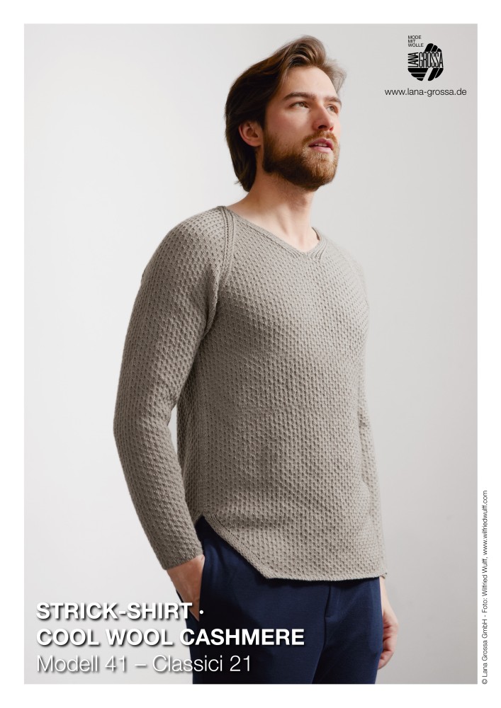 Strick-Shirt Cool Wool Cashmere
