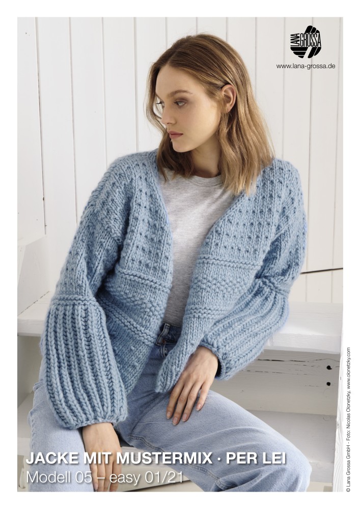 Jacke mit Mustermix