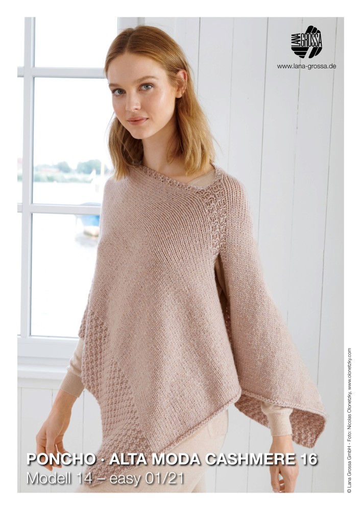 Halber Poncho aus Alta Moda Cashmere 16
