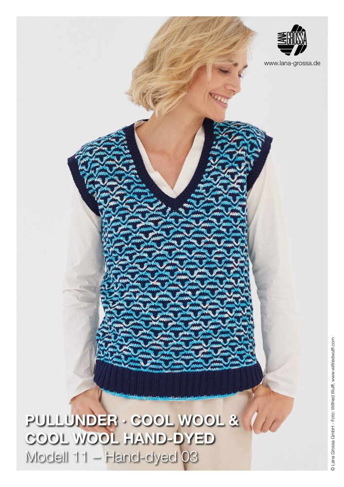 Pullunder Cool Wool & Cool Wool Hand-dyed