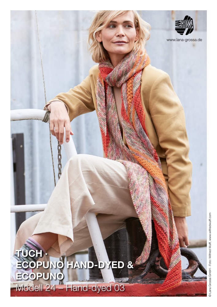 Tuch Ecopuno Hand-dyed & Ecopuno Modell 24 – Hand-dyed 03
