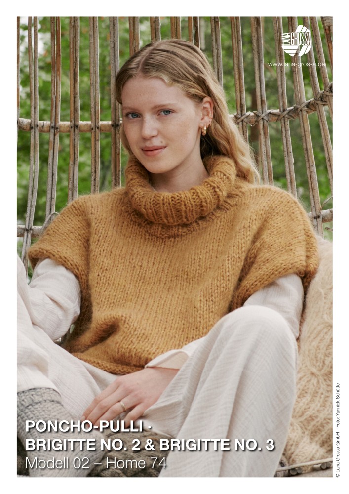 Poncho-Pulli aus Brigitte No. 2 & Brigitte No. 3