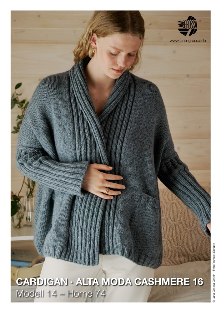 Cardigan Alta Moda Cashmere 16 Modell 14 – Home 74