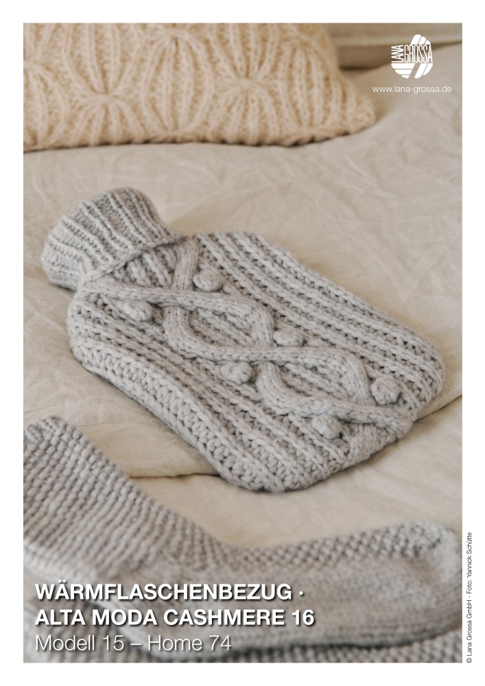 Wärmflaschenbezug aus Alta Moda Cashmere 16