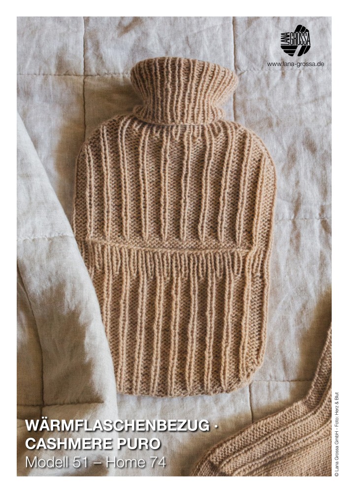 Wärmflaschenbezug Cashmere Puro