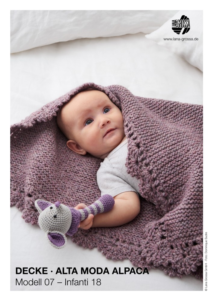 Decke Alta Moda Alpaca Modell 07 – Infanti 18