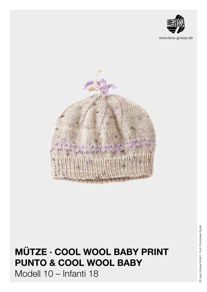 Mütze Cool Wool Baby Print