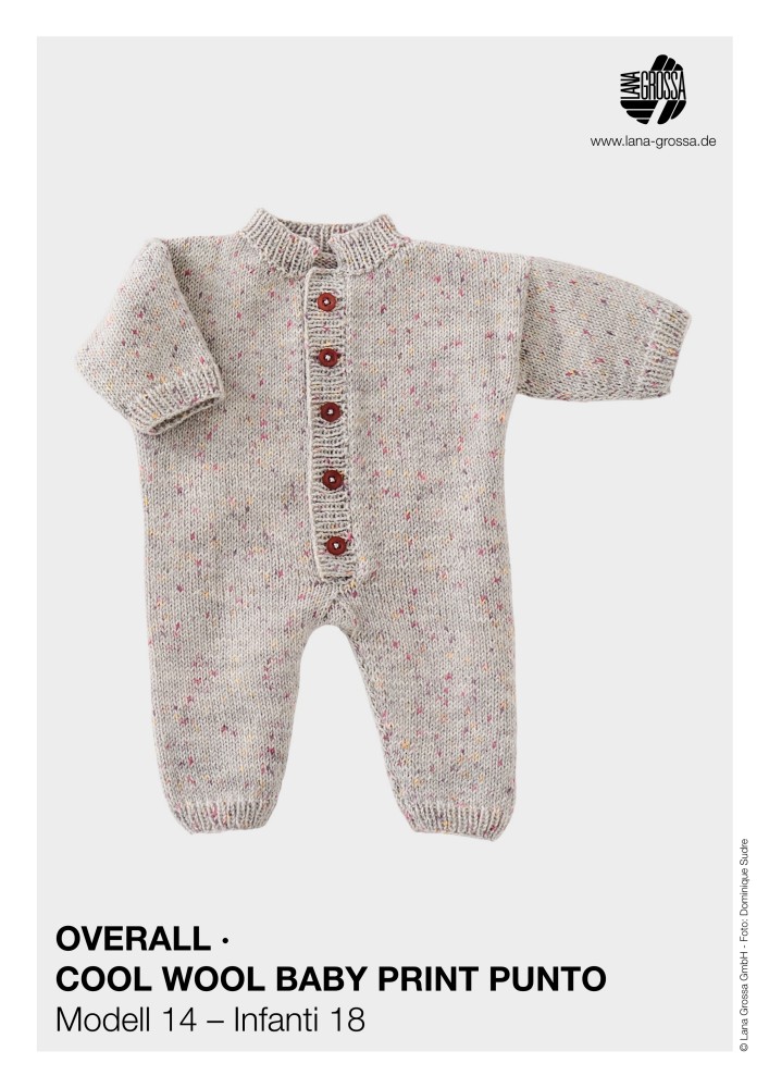 Overall "Infanti 18" aus Cool Wool Baby Print Punto