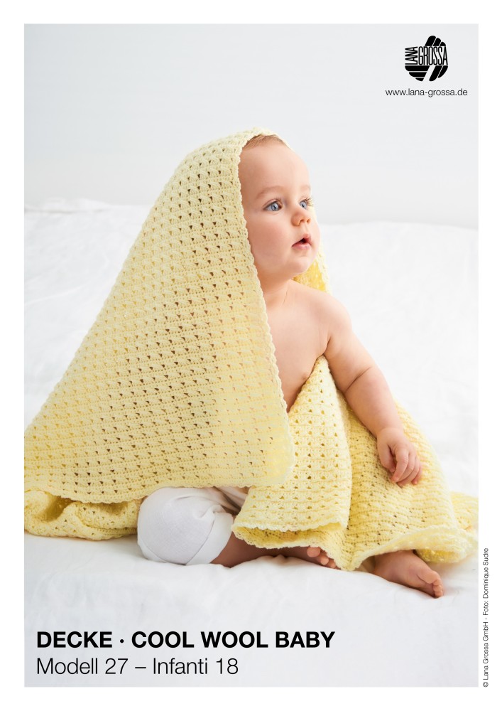 Decke Cool Wool Baby Modell 27 – Infanti 18