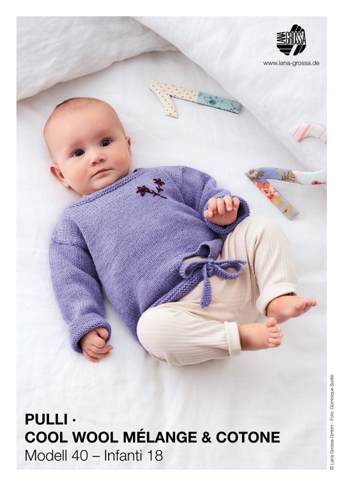 Kinderpullover Infanti 18 aus Cool Wool Mélange & Cotone