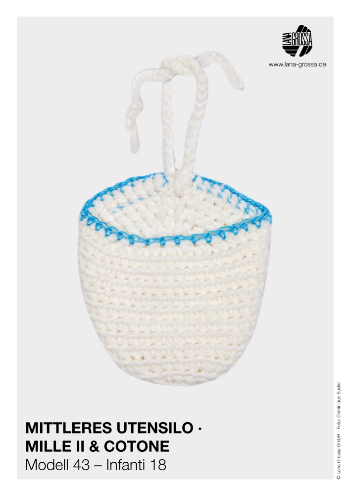 Mittleres Utensilo aus Mille II & Cotone