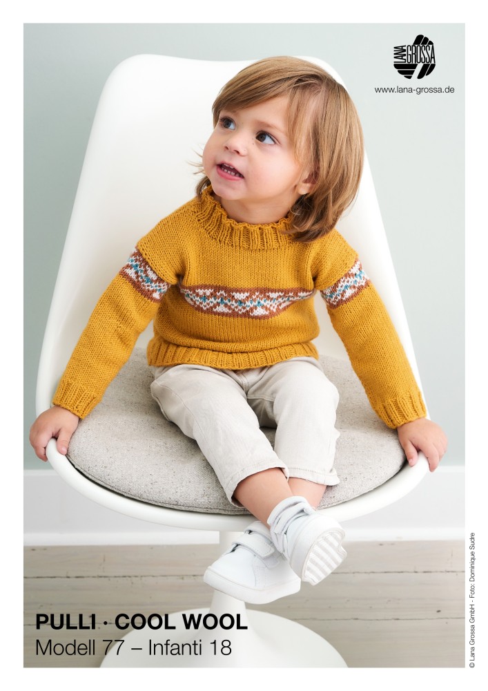 Kinderpullover Infanti 18 mit Jacquardmuster