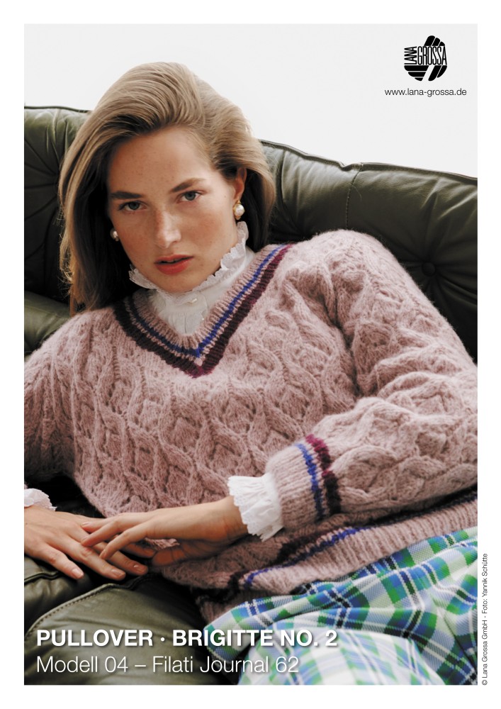 Pullover Brigitte No. 2 im Ajourmuster