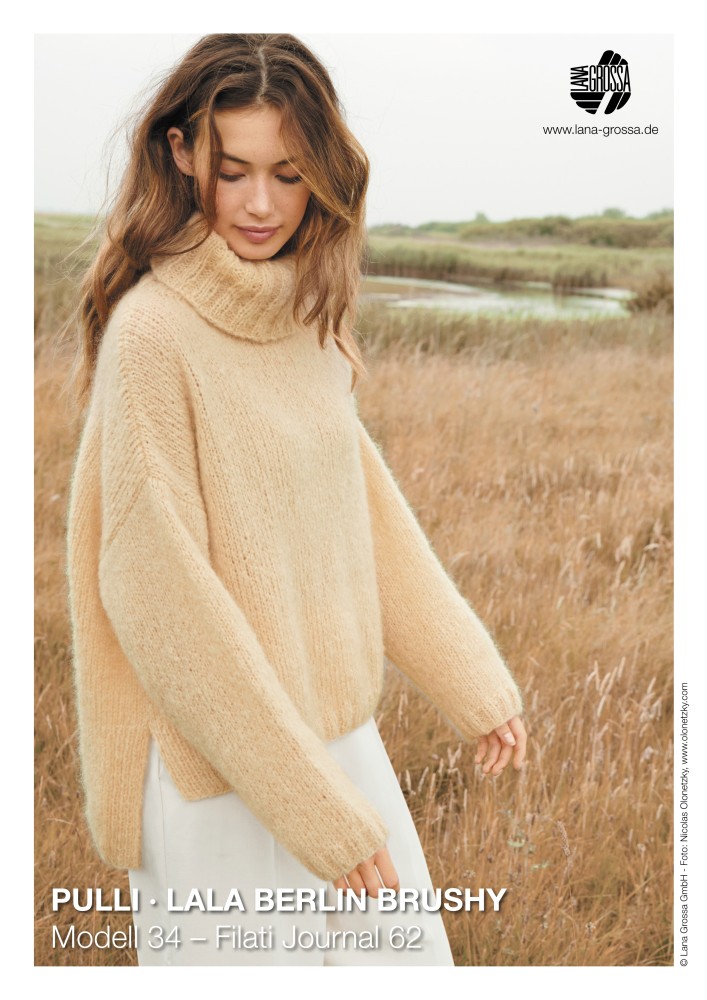 Pullover Lala Berlin Brushy mit Rollkragen
