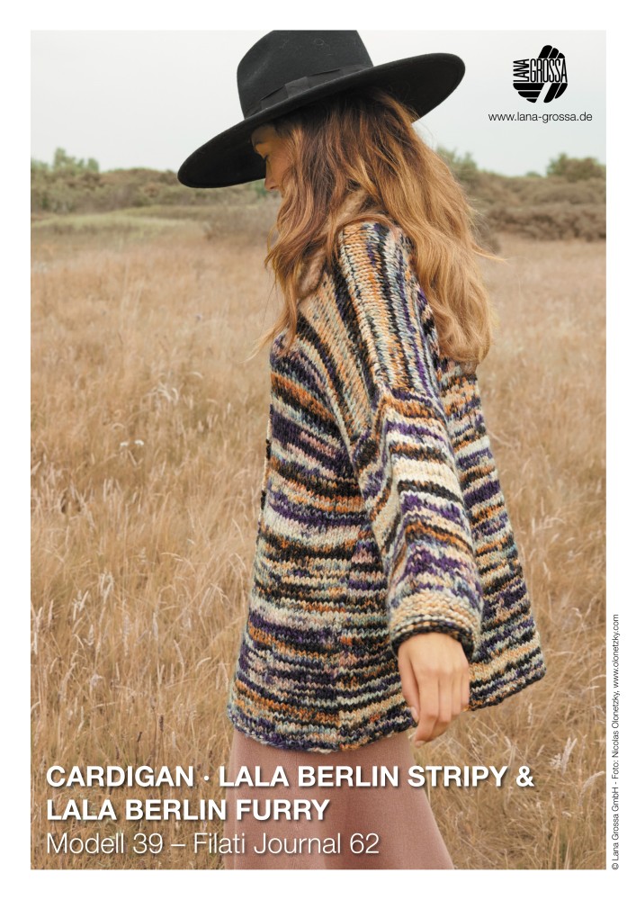 Cardigan Lala Berlin Stripy & Lala Berlin Furry